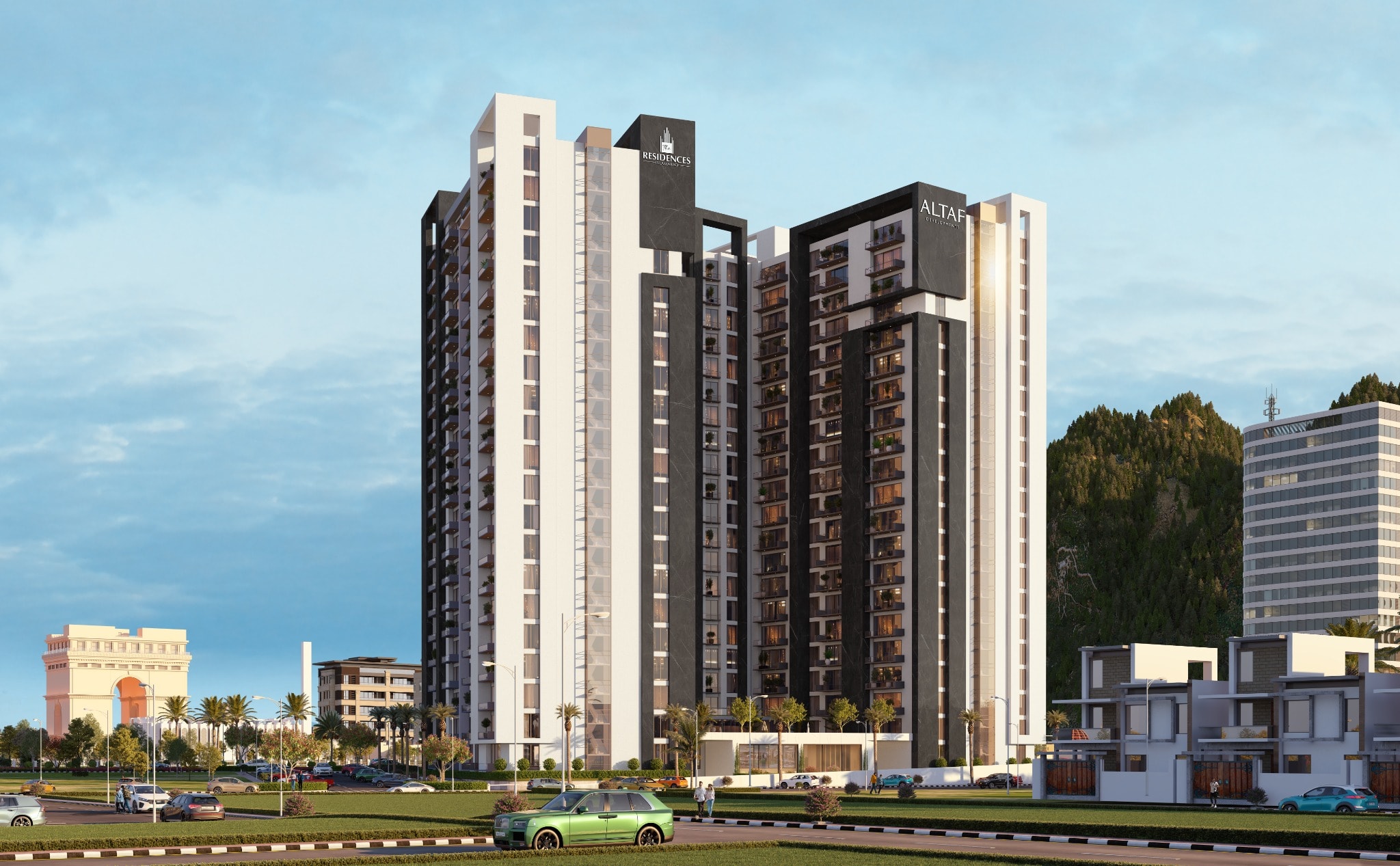 The Residences by Altaf Developments architectural elevation