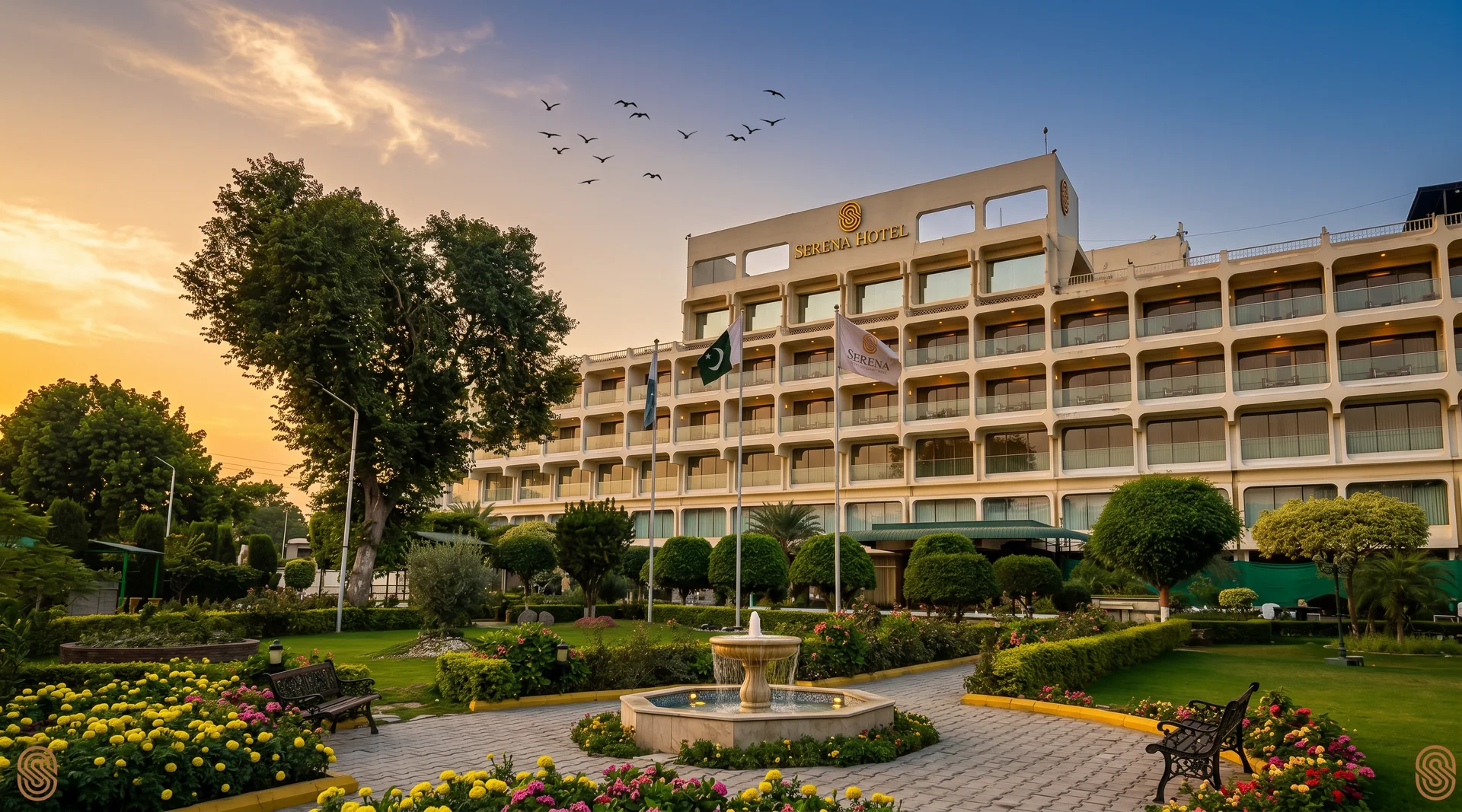 Exterior of Serena Hotel, Peshawar